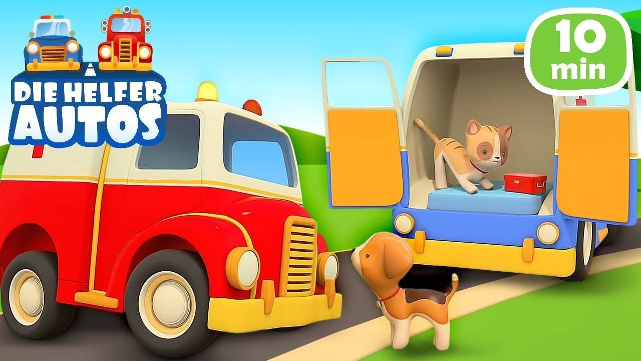 Zeichentrickfilme mit den Helfer Autos. 2 Folgen am Stück | Helfer Autos auf Deutsch