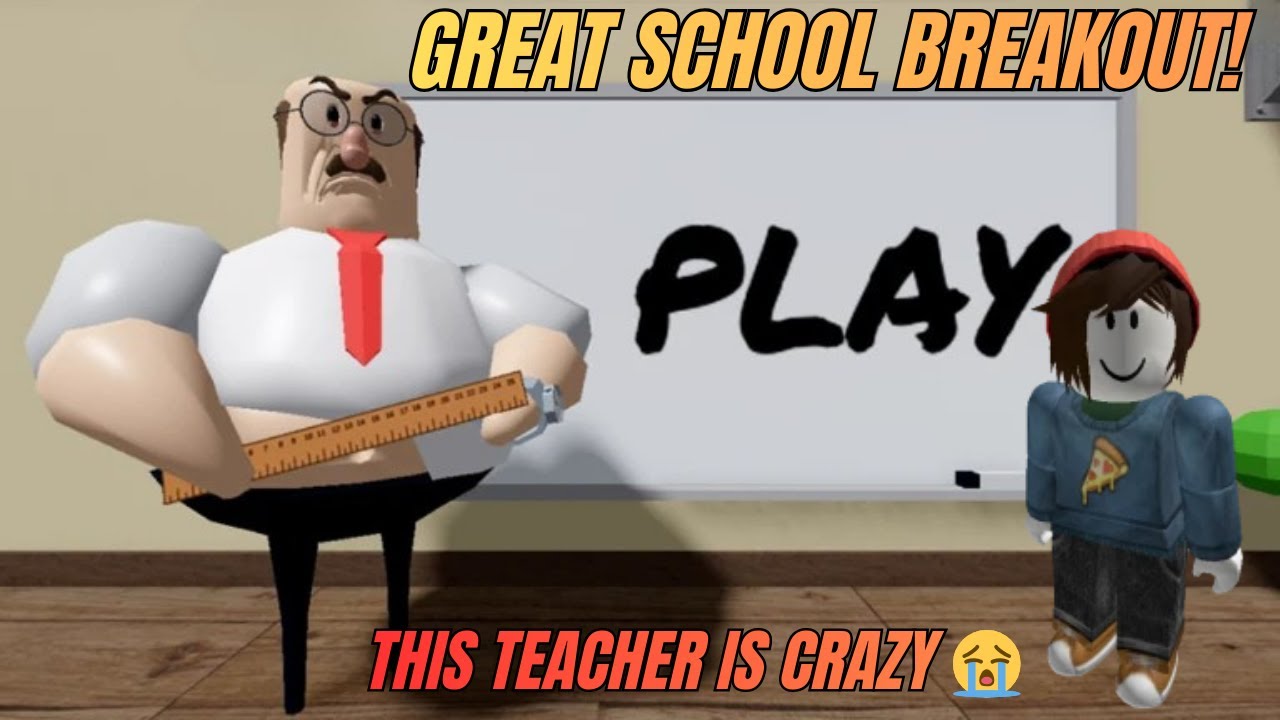 🔥Great School Breakout – Can I Escape This Crazy Obby? (Roblox)