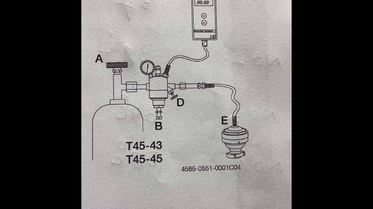 Nitrogen checking and filling procedure for ME -C engine accumulator