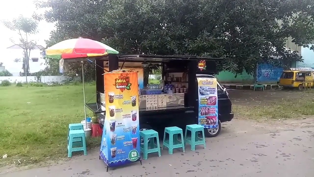 IDE USAHA KEREN, UBAH PICK UP CARRY TUA JADI FOODTRUCK