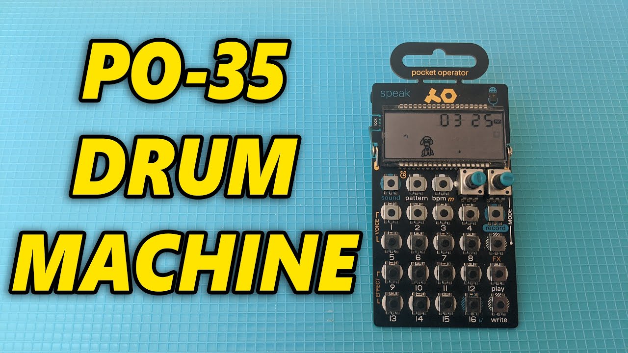 The PO-35 is a GREAT DRUM MACHINE!