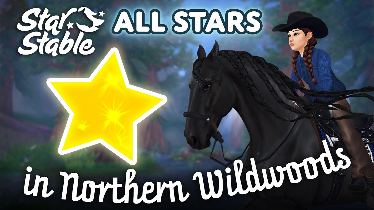 All stars in Northern Wildwoods! ⭐️ | Locations & coordinates | Star Stable Online⭐️