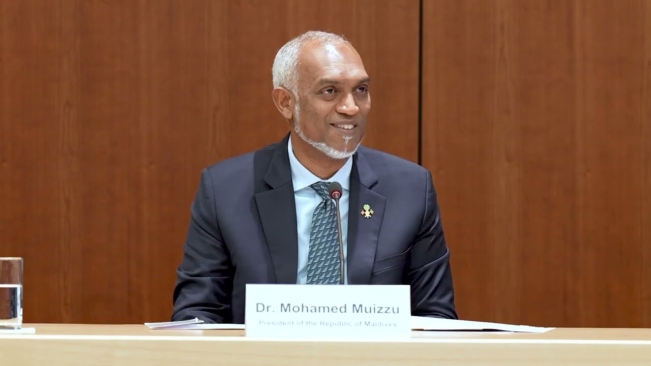 The President’s keynote at Maldives Germany Business Roundtable