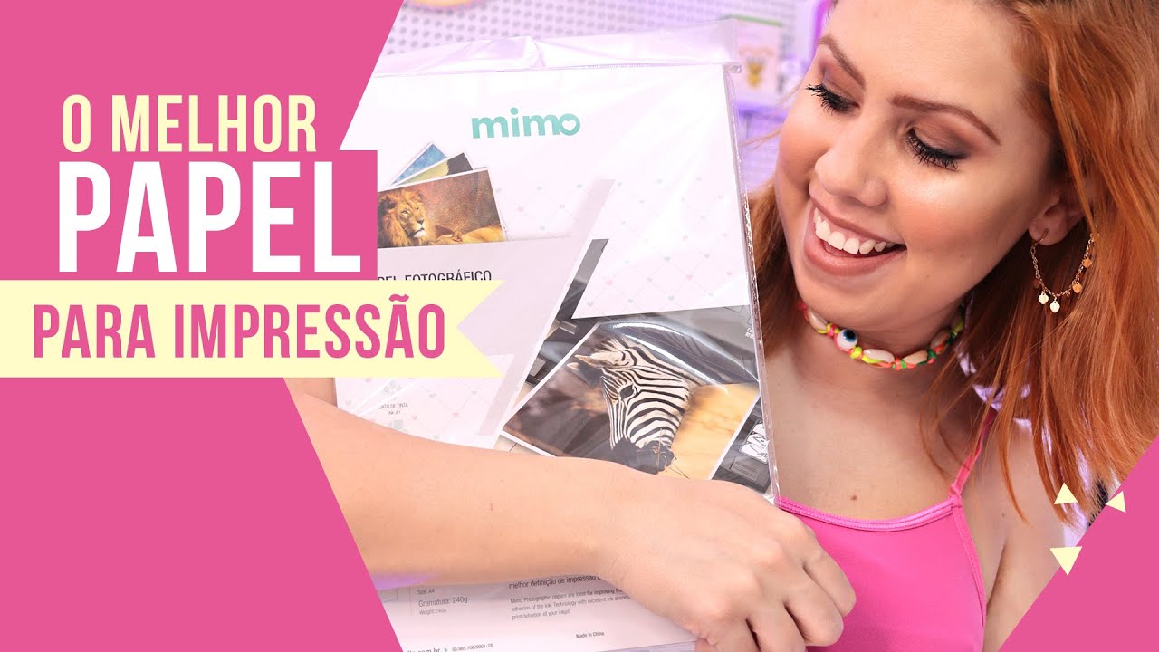 Qual o melhor PAPEL para impressão de PERSONALIZADOS?