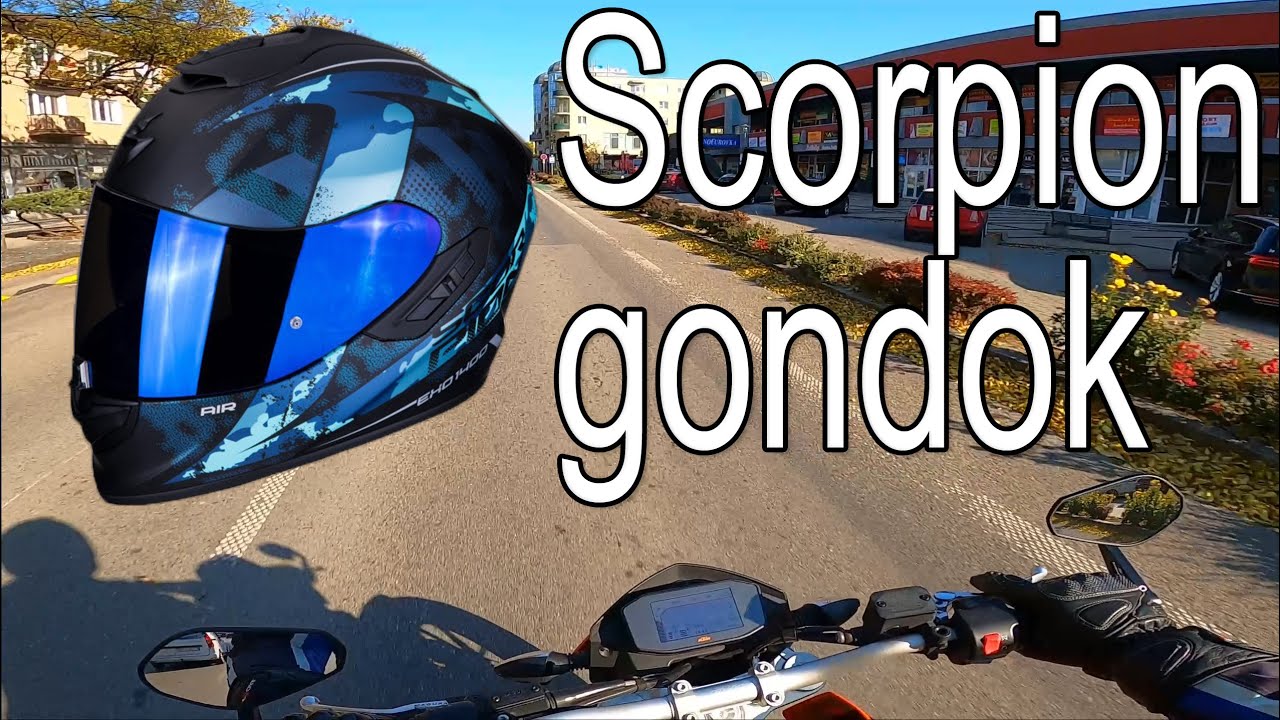 Scorpion bukósisak problémák ! - VLOG 55