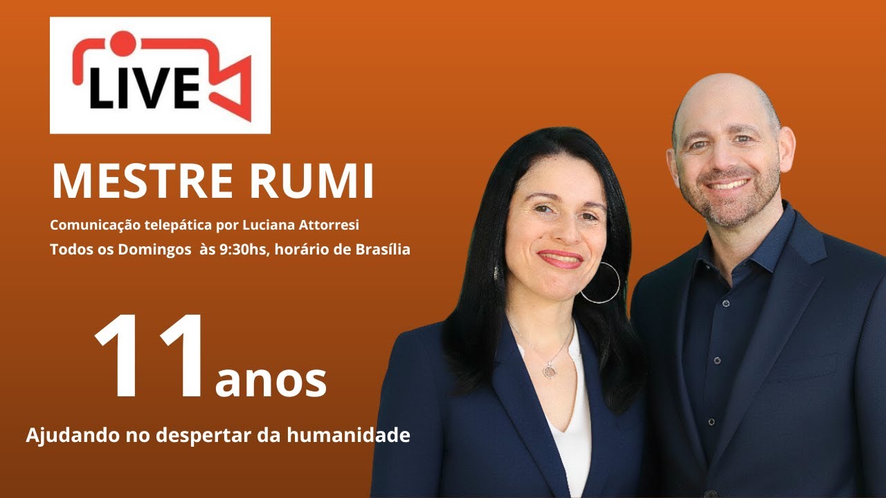 MESTRE RUMI - Comunicação  telepática por Luciana Attorresi -  1° Março 2026