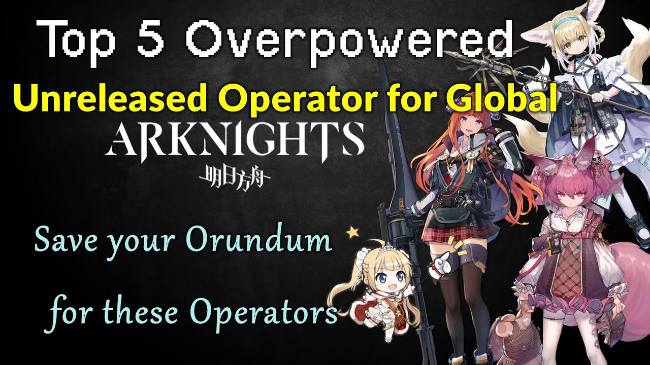 My Top 5 most OP unreleased Operator for Global