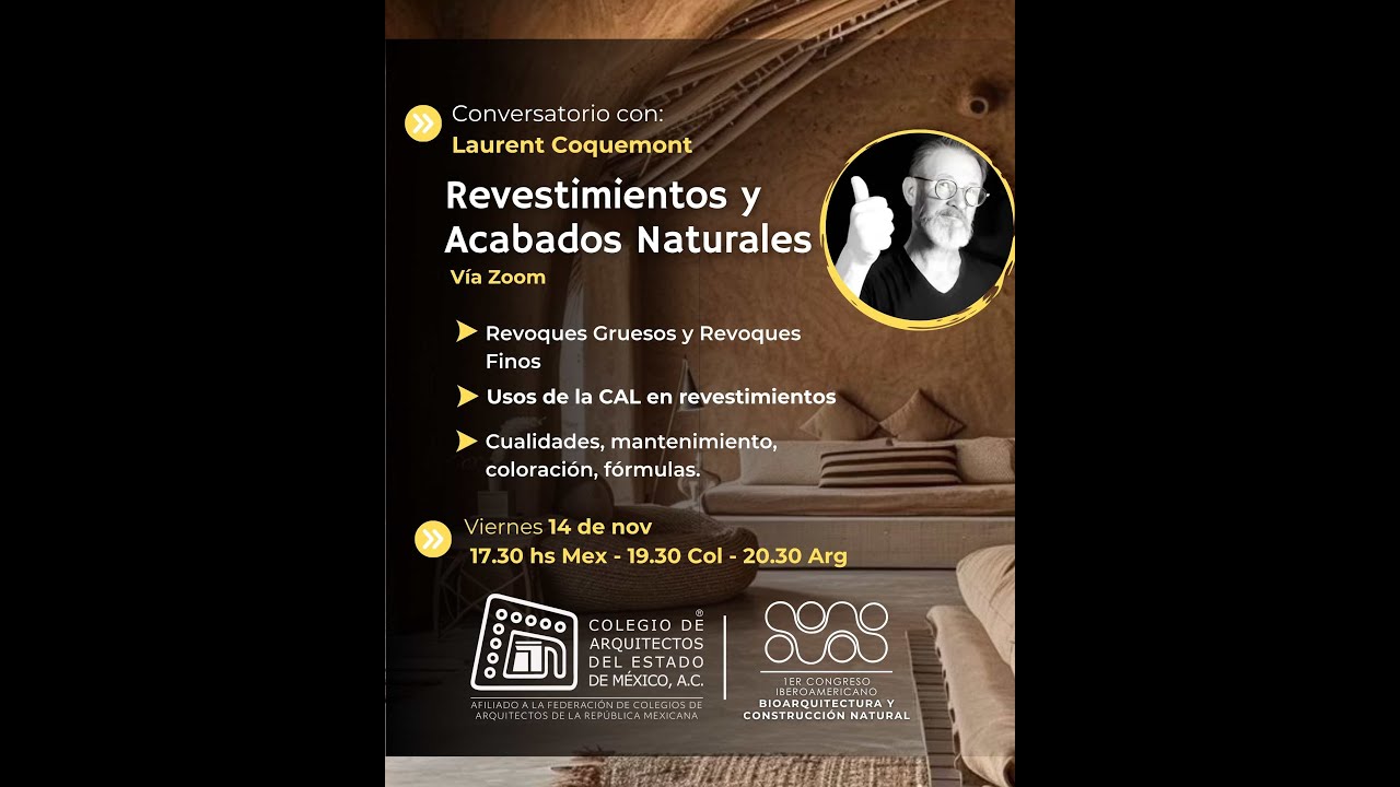 Masterclass: Revestimientos Naturales Laurent Coquemont