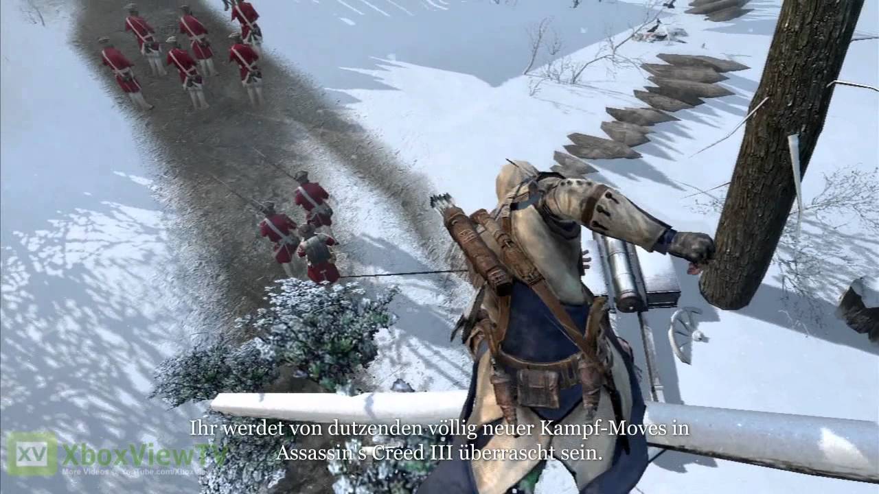 Assassin's Creed 3 | AnvilNext-Engine Gameplay-Trailer (Deutsche Untertitel) 2012 | HD