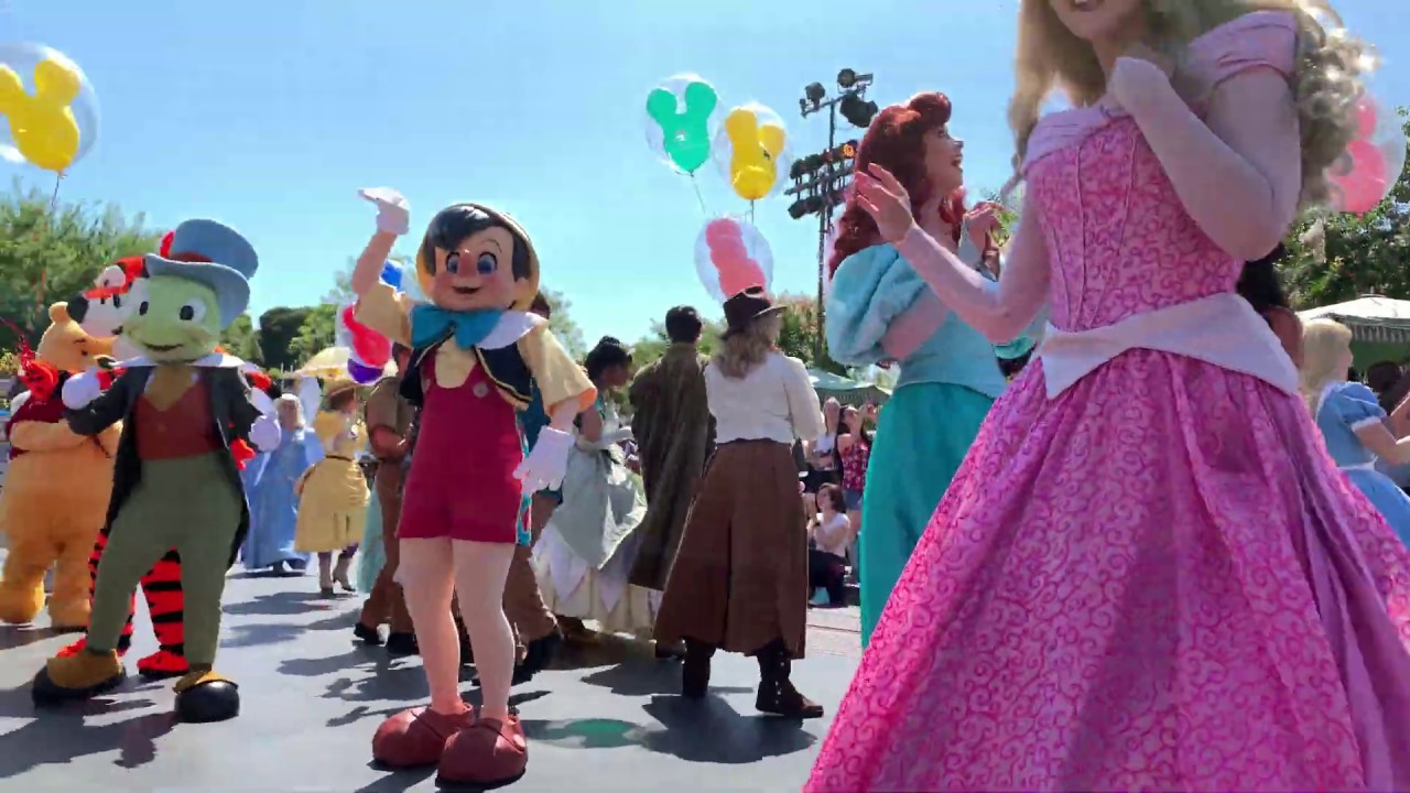 Disneyland’s 64th Birthday Celebration Cavalcade! 4K 60 FPS