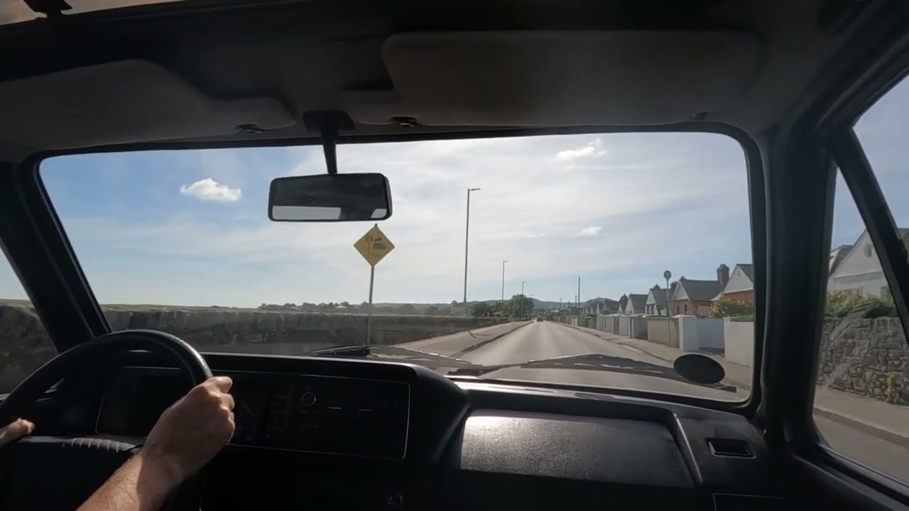 VW Golf mk1 1983 GX Driving to Howth on a Sunny Day