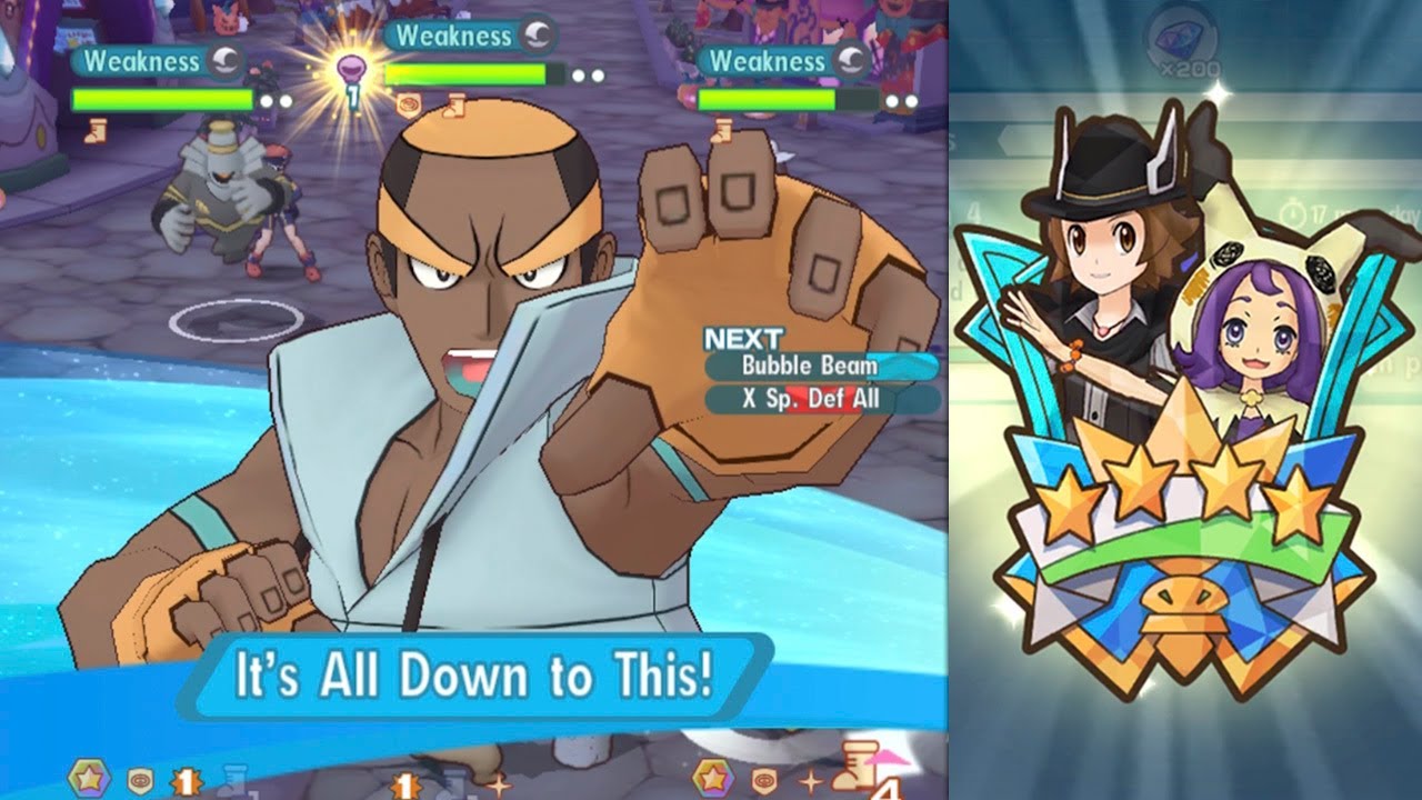 Pokémon Masters EX - Infinite Health with Gritty 5 Drain Punch (Halloween 2020 Event Full-Force UH)
