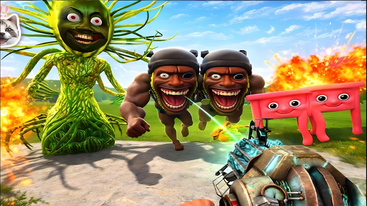 GMod Chaos: Weirdest NPCs Attack Me at Once!