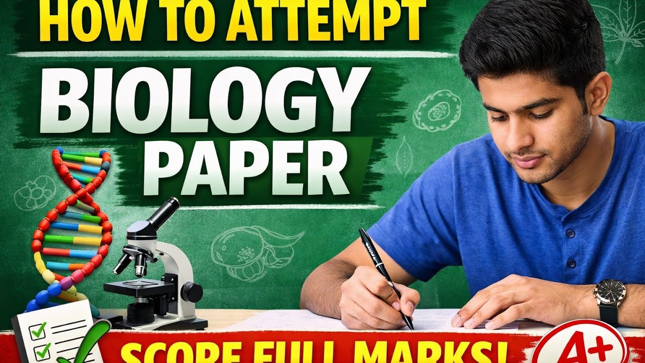 How to Attempt Biology Paper | Step-by-Step Exam Guide