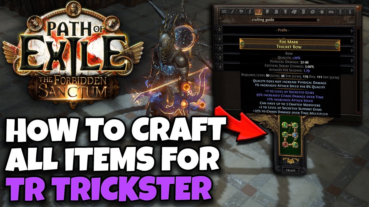 [POE 3.20] HOW TO CRAFT ITEMS FOR TOXIC RAIN TRICKSTER - BUILD GUIDE PART 2
