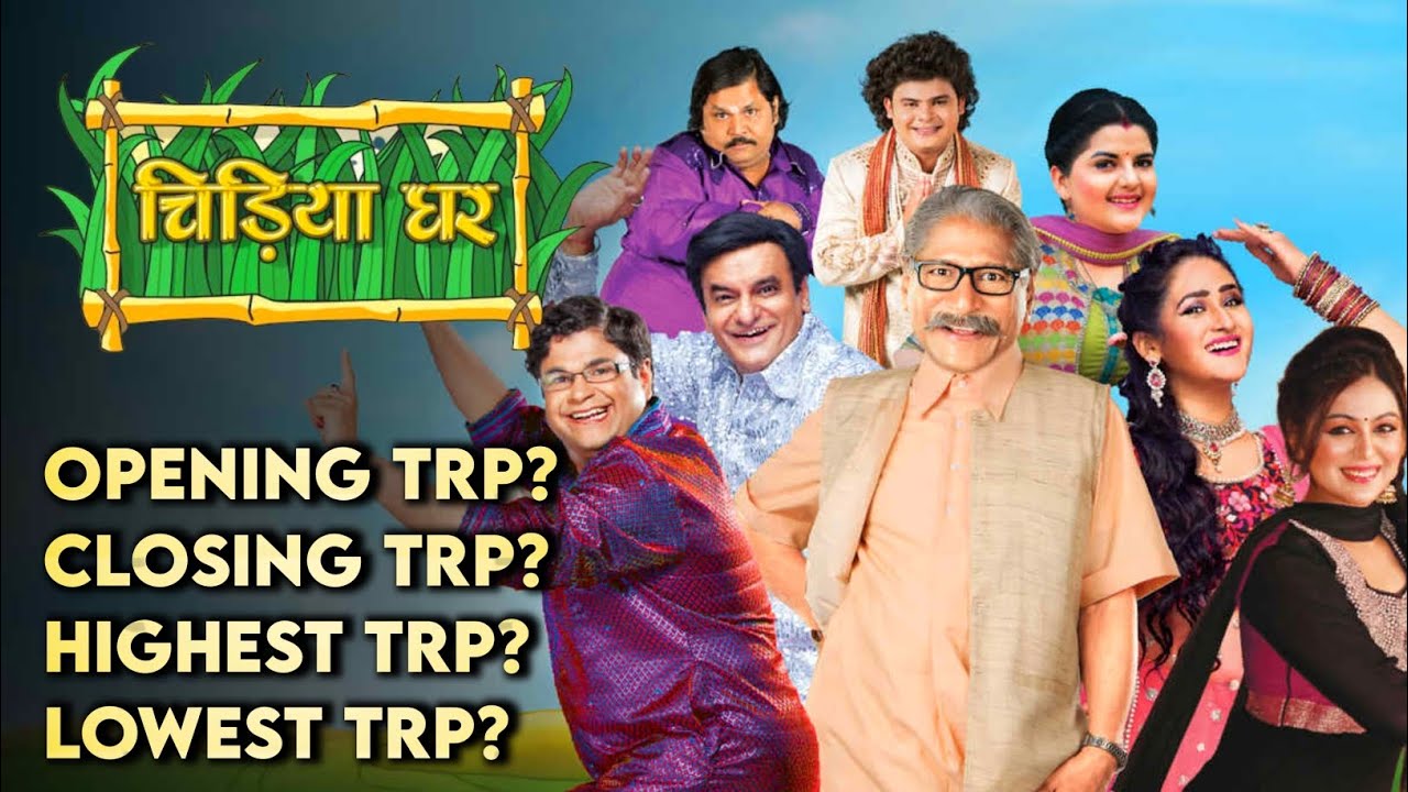 Chidiyaghar show opening, closing, lowest, highest trp ratings update? : trp analysis?