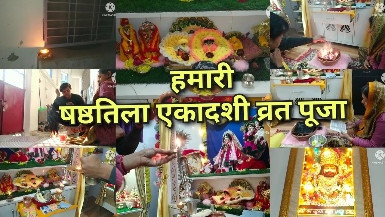 षष्ठतिला एकादशी व्रत में इस प्रकार से किया हमने व्रत पूजा 🙏🙏🙏 