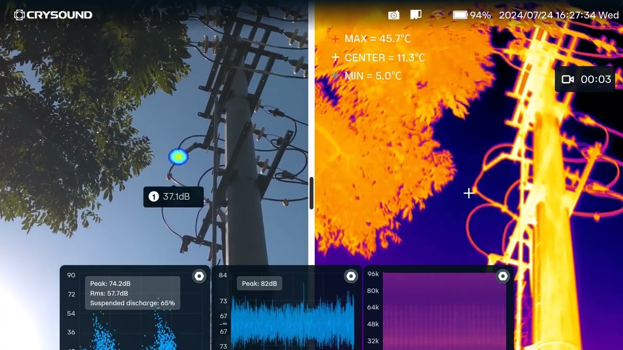 Electrical reliability with the CRYSOUND Acoustic Imaging Camera