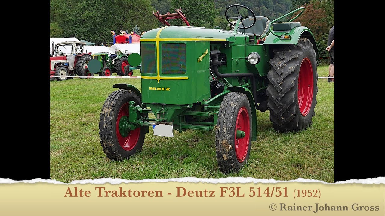 Alte Traktoren - Deutz F3L 514/51 (1952)