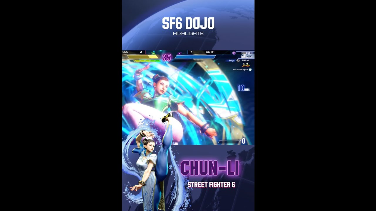 [SF6] Highlight🔥Seiya (Chun-Li) Street Fighter 6 #streetfighter6