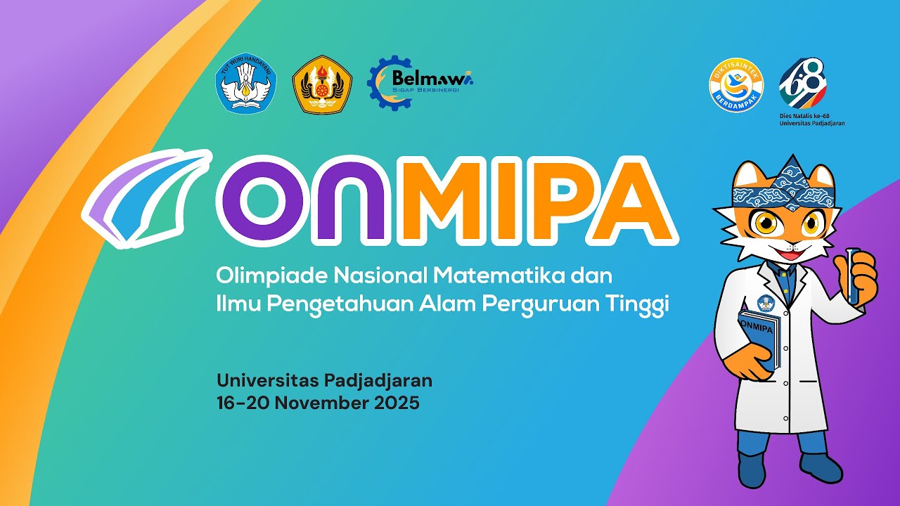 Pembukaan Olimpiade Nasional Matematika dan Ilmu Pengetahuan Alam-Perguruan Tinggi (ONMIPA-PT) 2025