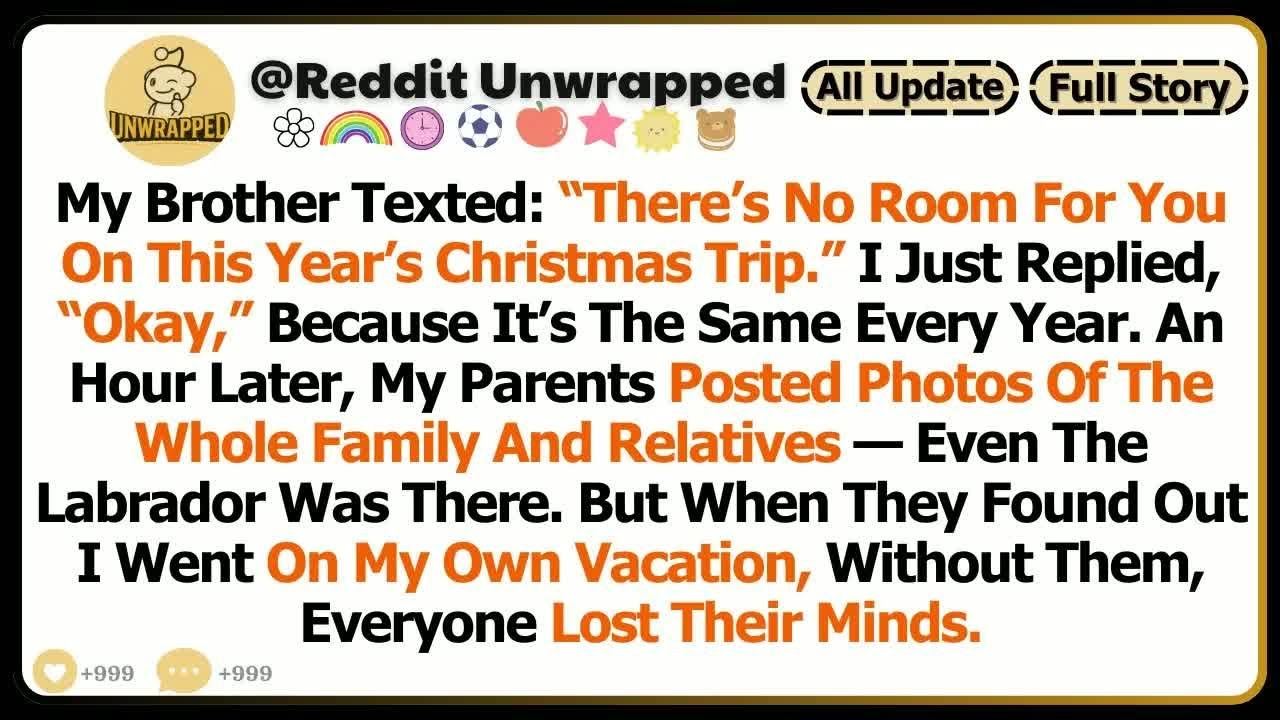They Left Me Out of the Christmas Trip—What Happened When I Traveled Alone Shocked Them.