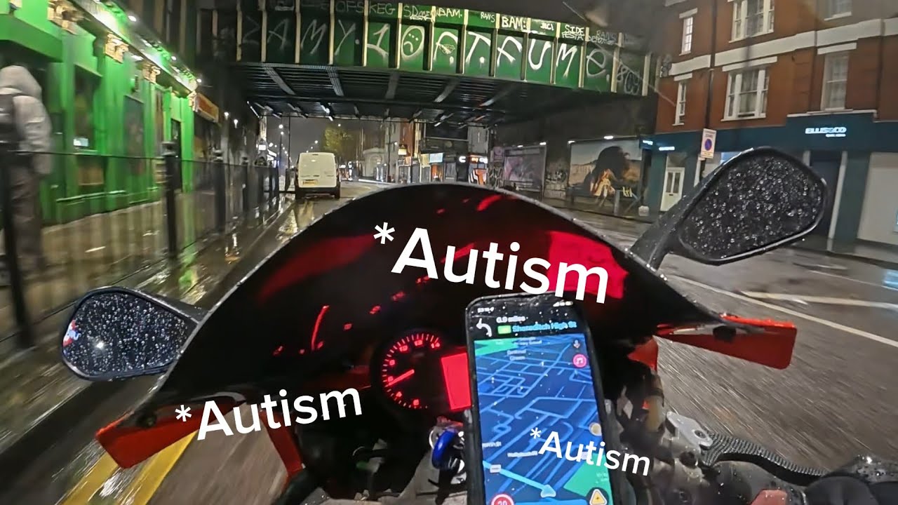 Riding through London on a Rainy Night | Biker Autism and Zoomies | London Bikelife Episode #3
