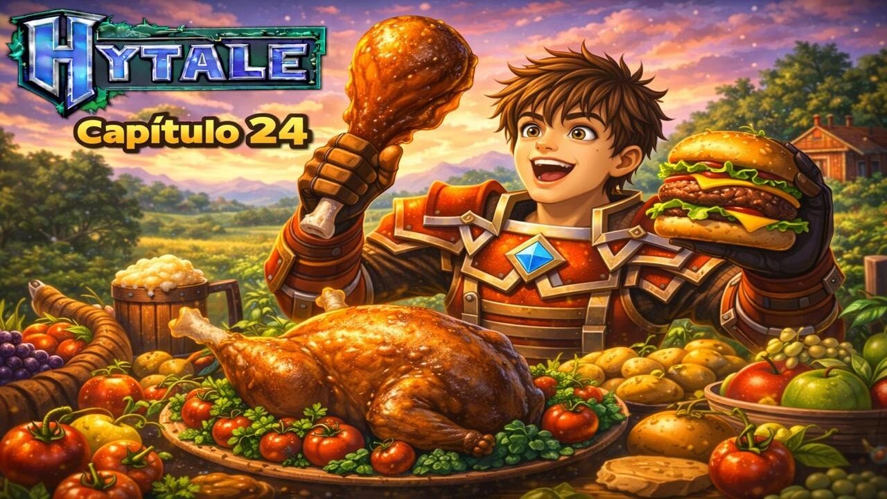 HYTALE - Capítulo 24 - Conseguimos la MEJOR COMIDA del juego