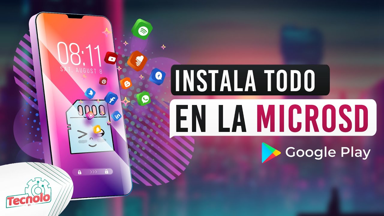 Como instalar aplicaciones de la Play Store en la memoria MicroSD (Almacenamiento Externo) | 2023