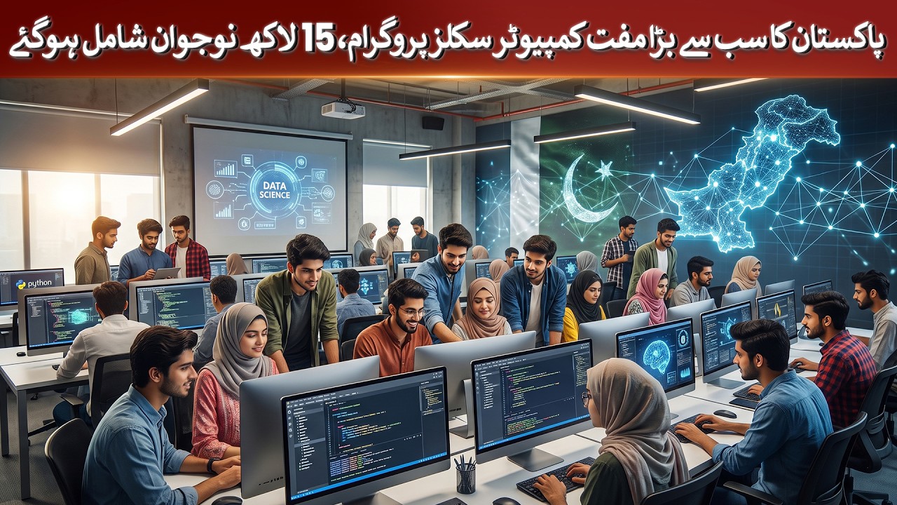 Pakistan's largest free computer skills program, 1.5 million youth join | Rich Pakistan