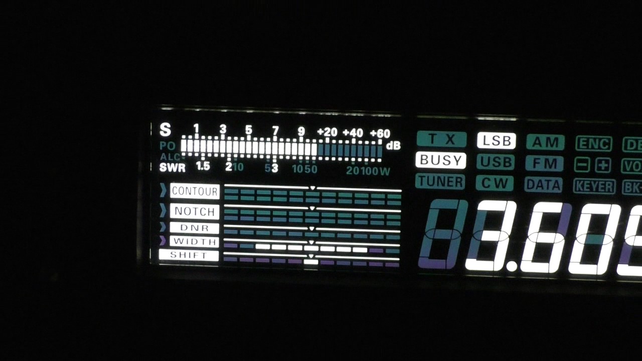QSO Using 200W And 100W With The Usual Suspects On 3.605MHz