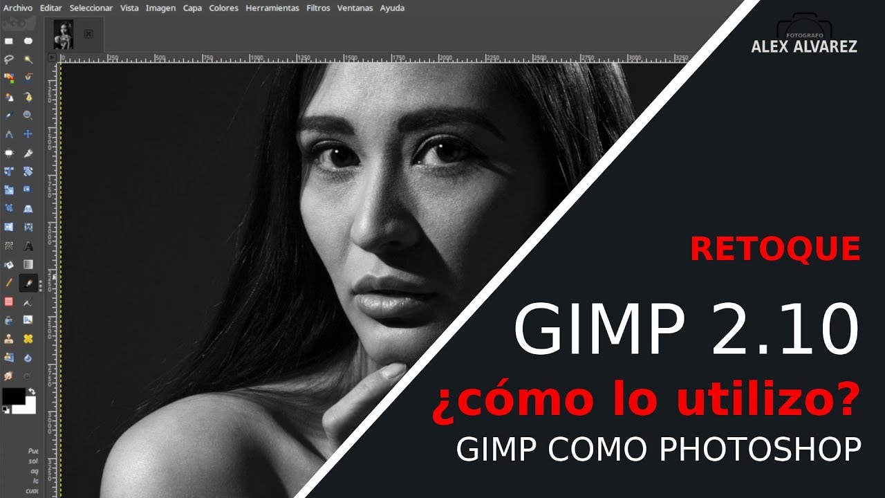 ¿Cómo EDITAR FOTOS PROFESIONALMENTE?  FACIL y GRATIS 😱 Gimp 2.10 como photoshop TUTORIAL en ESPAÑOL