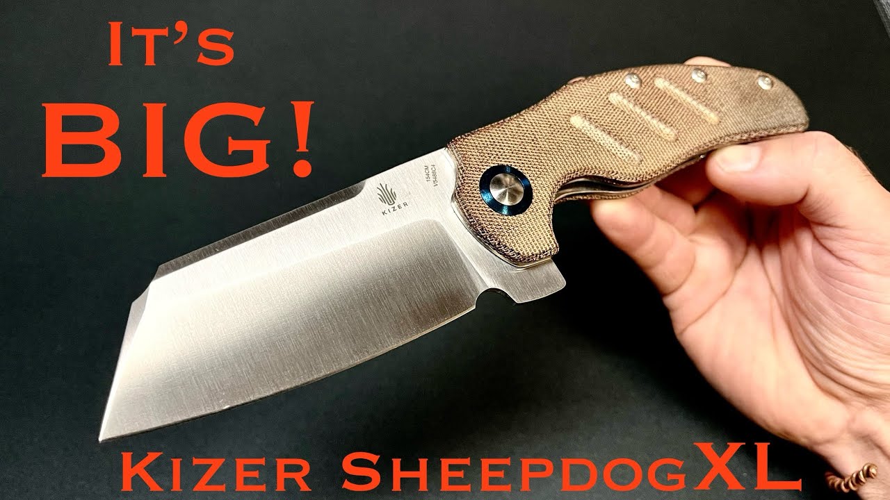 Kizer Vanguard Sheepdog XL C01C Flipper Folding Knife Review