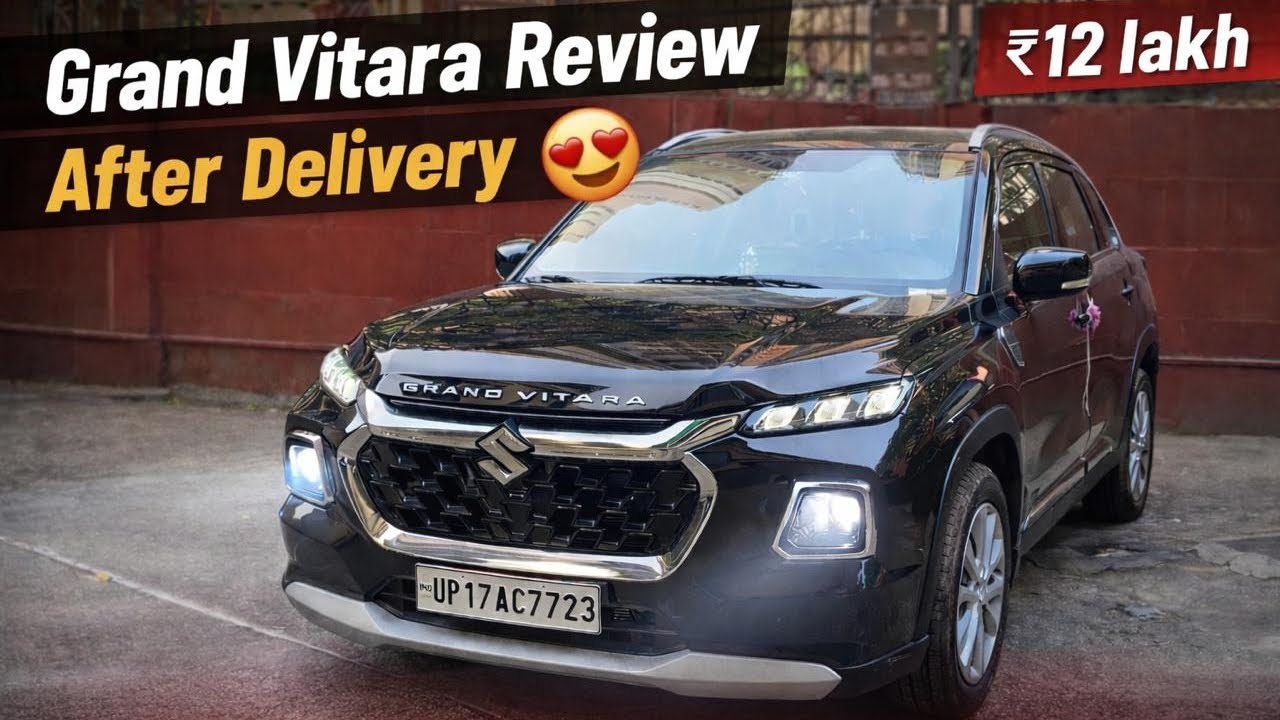 Grand vitara review 1 month review 🤯 sigma model black colour 🙀