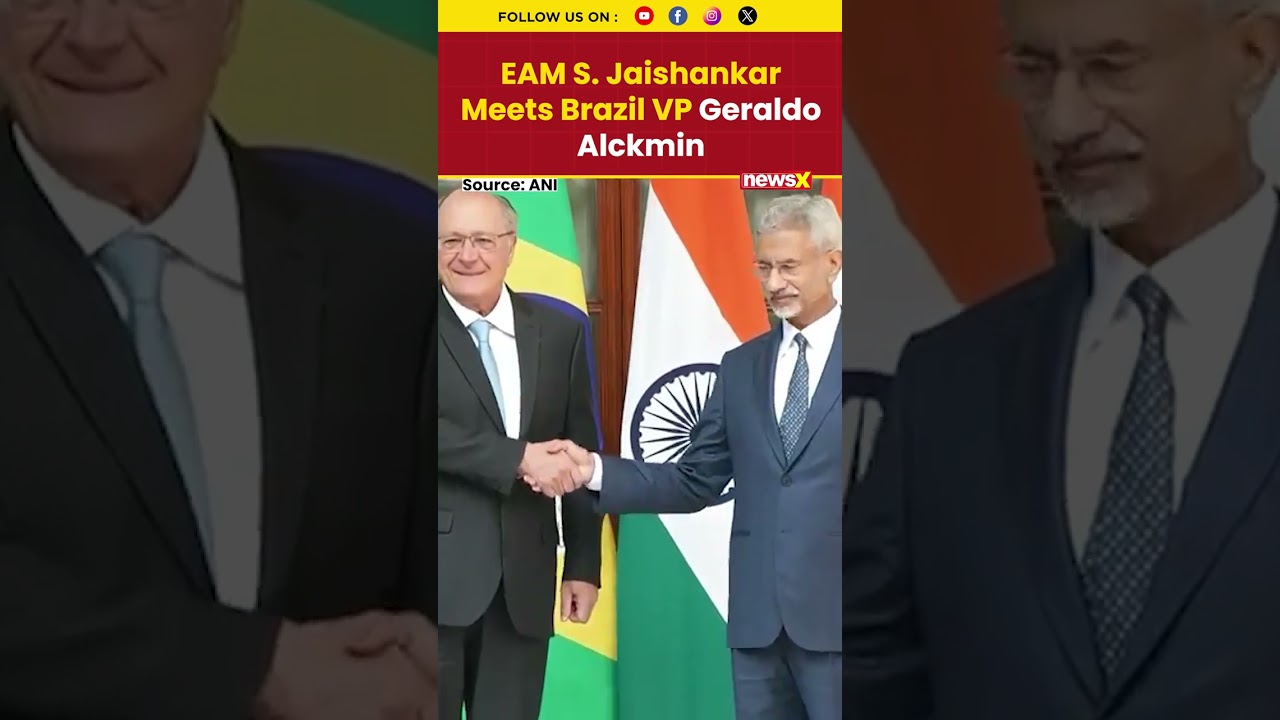 EAM S. Jaishankar Meets Brazil VP Geraldo Alckmin in New Delhi