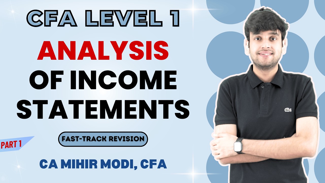 FSA CFA Level 1 | INCOME STATEMENT ANALYSIS | REVENUE RECOGNITION | REVISION | CA FRM #cfa #cfaexam