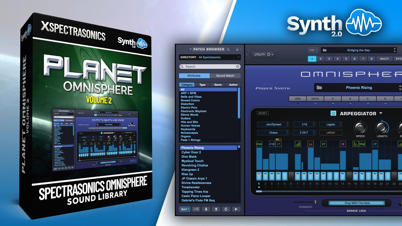 PLANET OMNISPHERE VOL 2 SOUND BANK | SPECTRASONICS OMNISPHERE