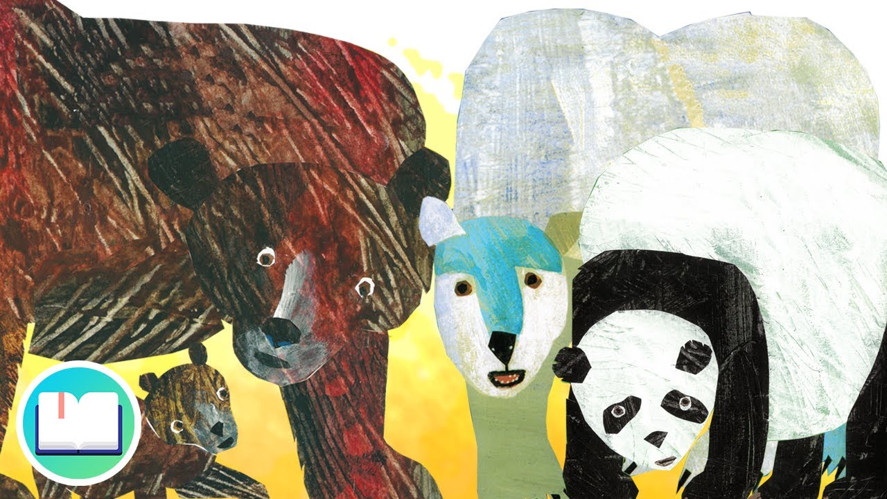 🐻🐻‍❄️Brown Bear, Polar Bear, Panda Bear, and Baby Bear | Animated 10 minute compilation for Kids! 🐼🧸