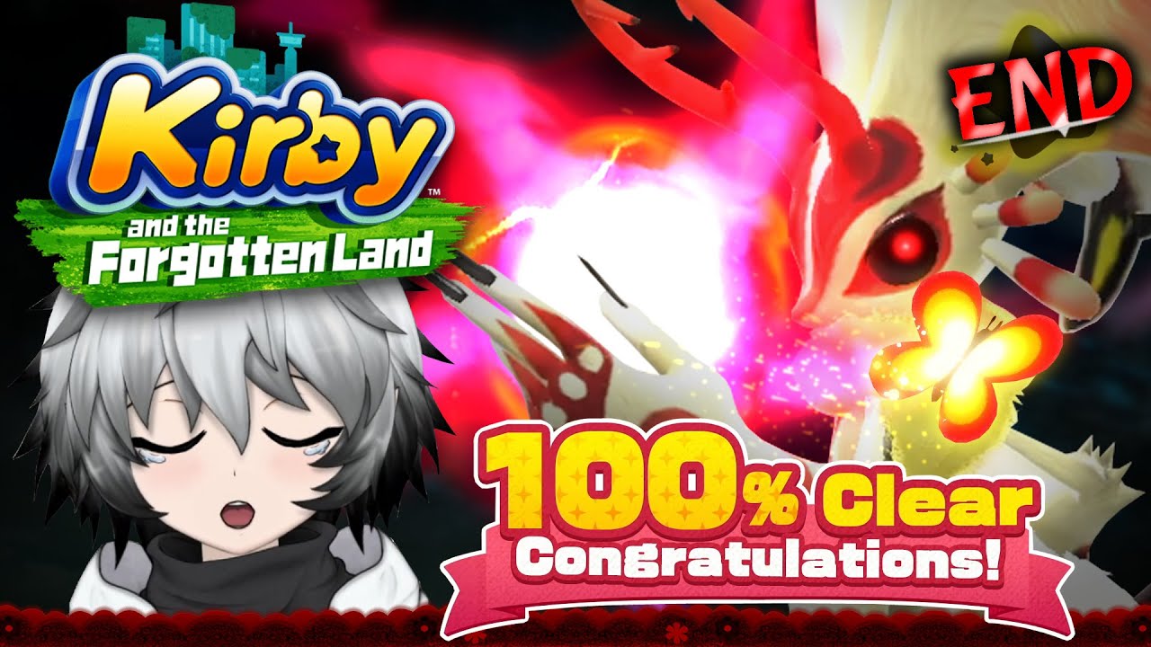 100% Achieved! Secret FINAL BOSS! | Kirby The Forgotten Land 100% Finale✨END Lets Play/Reaction