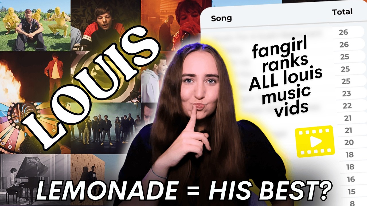 is LEMONADE really his BEST music video? let’s rank all Louis’ music videos to find out