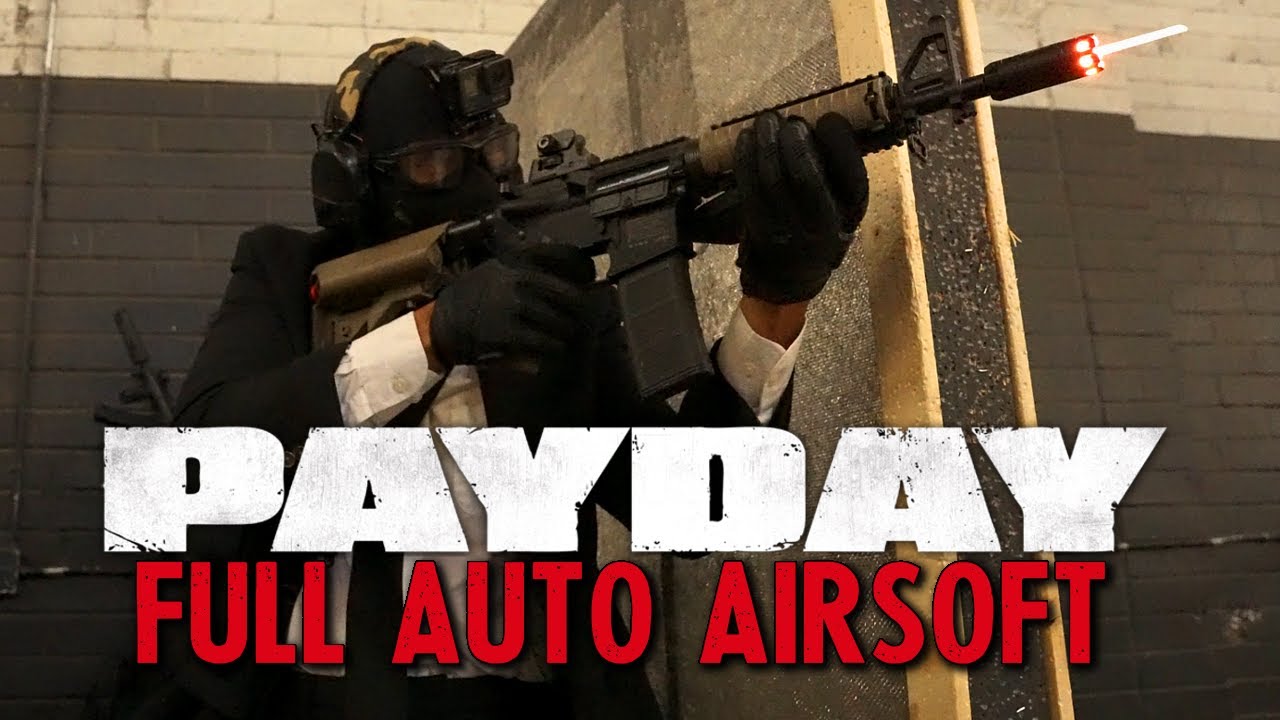 Pay Day Full Auto Airsoft (Elite Force EyeTrace CQBX M4)
