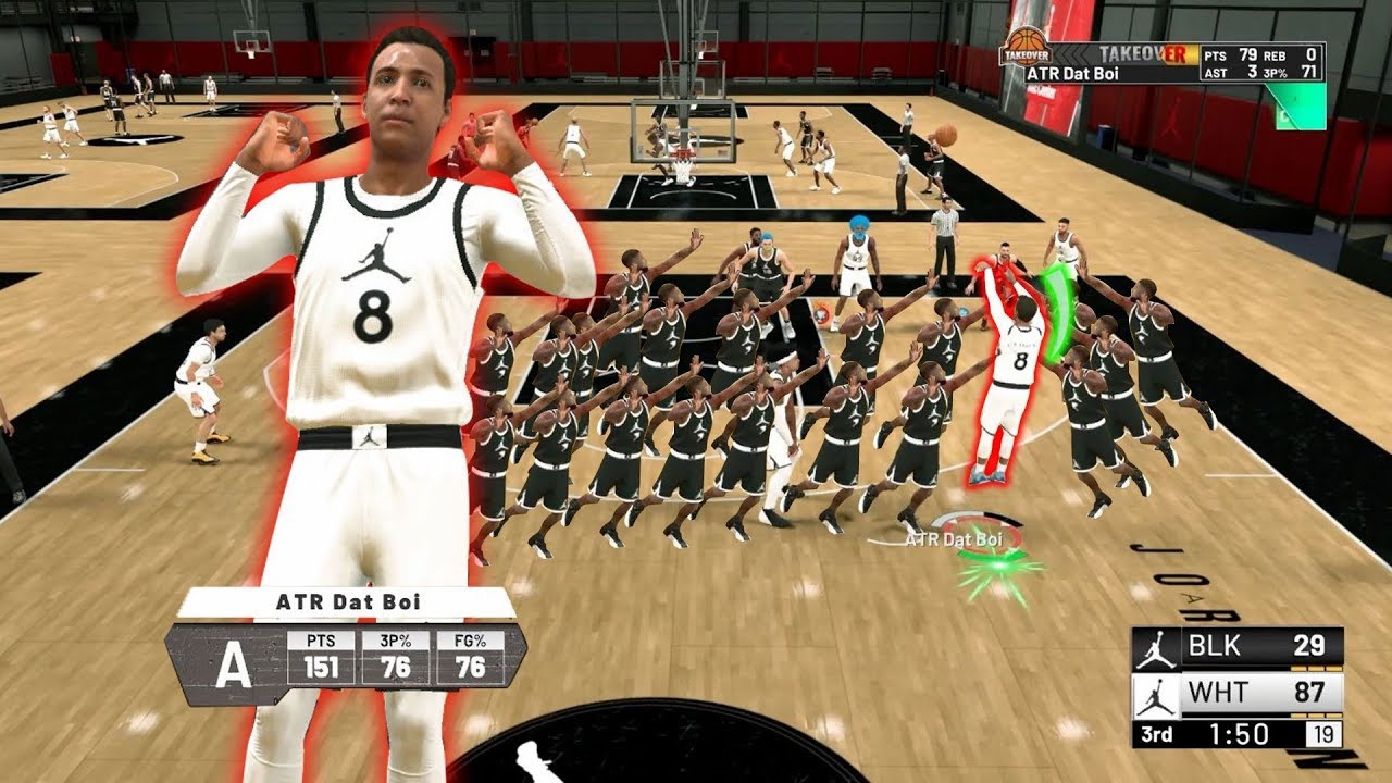 I SCORED 151 POINTS IN JORDAN REC CENTER. BEST JUMPSHOT IN NBA 2K19