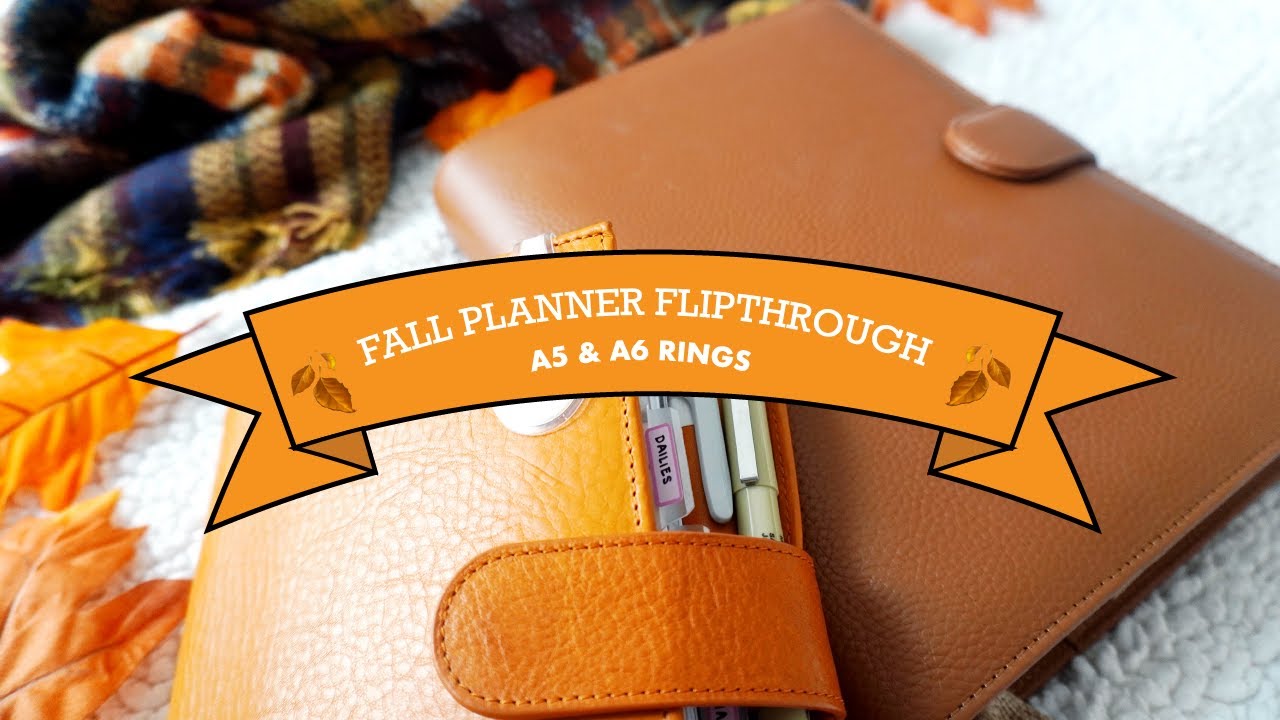 A5 & A6 Planners Fall Flipthrough