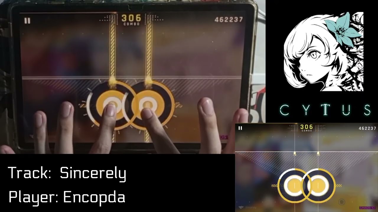【Cytus II】Sincerely / CHAOS Lv. 10 MM TP100