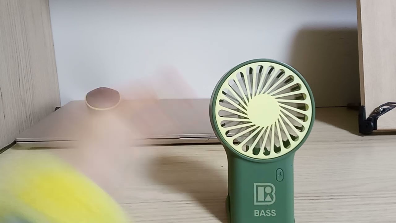 BASS선풍기 켜보기