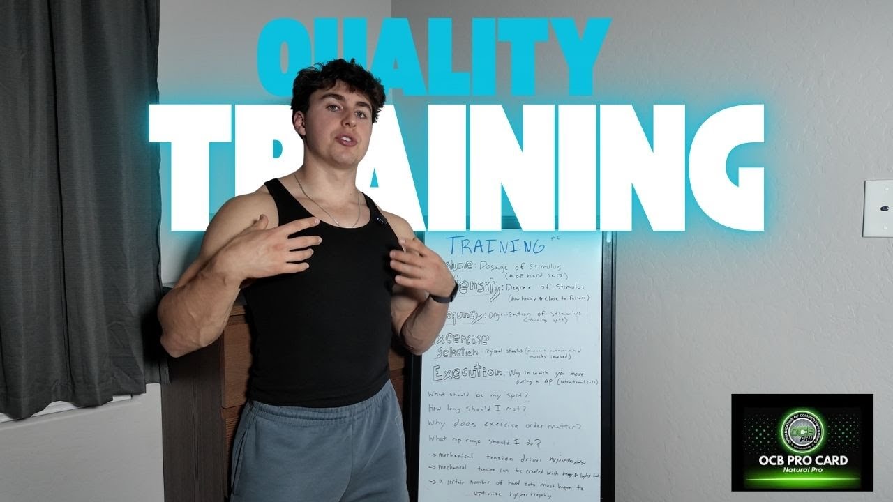 How To Build Muscle with the Perfect Training (Natural Bodybuilding)