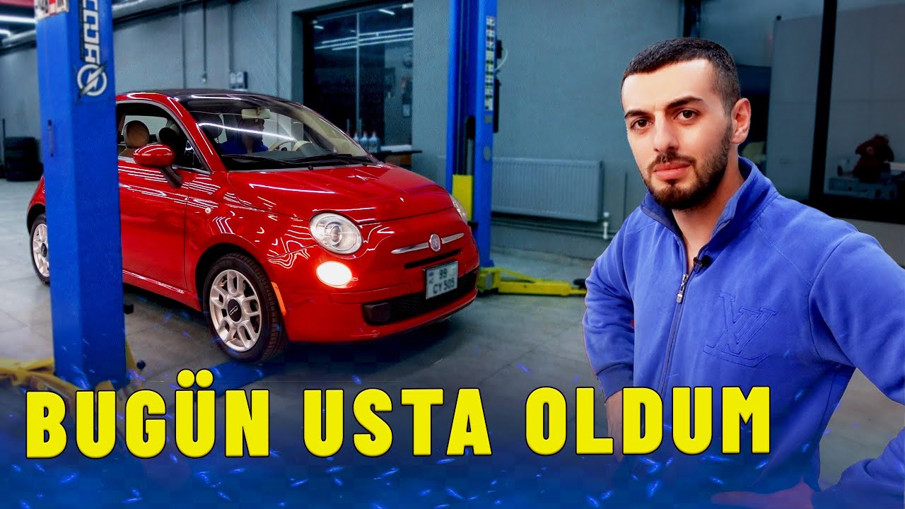 Bugün usta oldum | Fiat 500 yağ dəyişmə