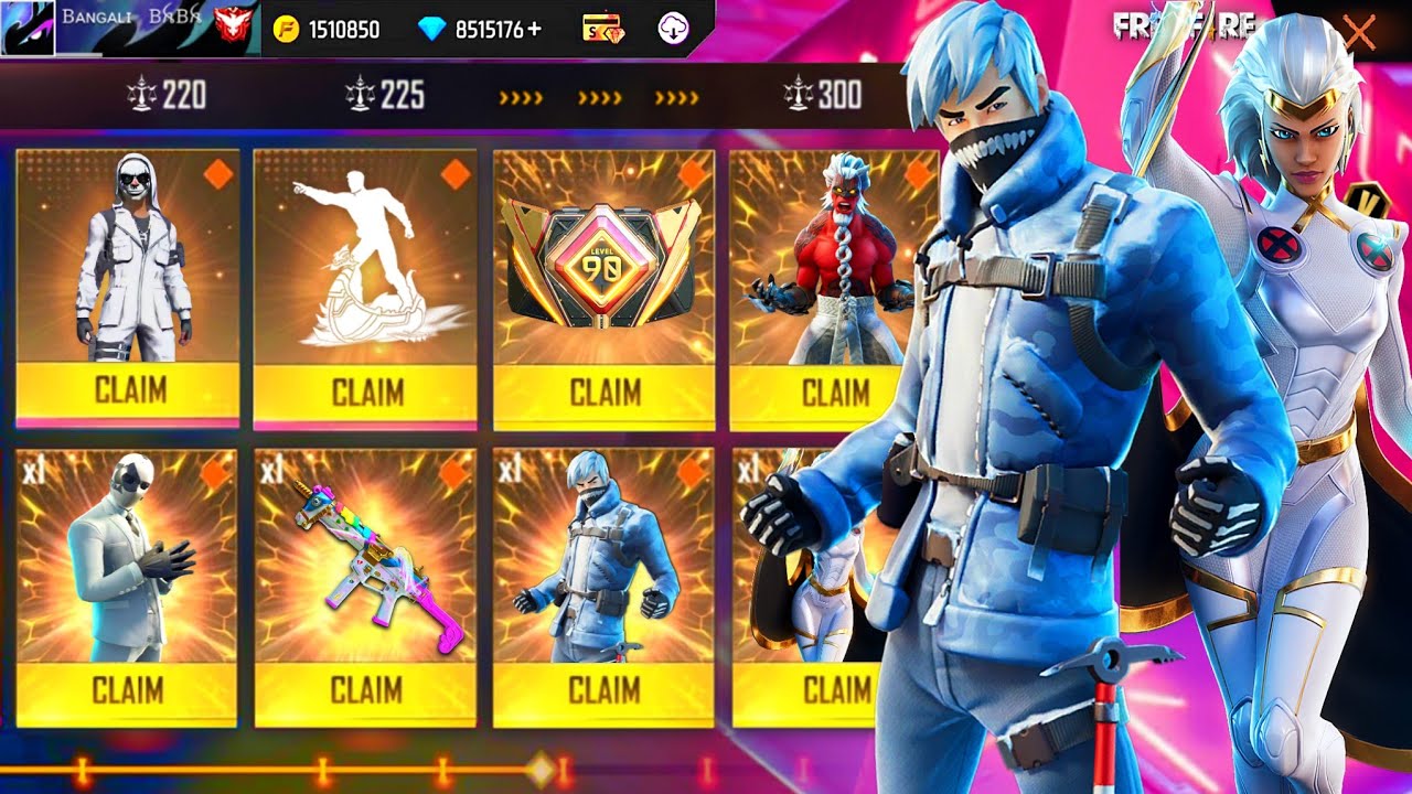 Buying 11000+ Diamonds, Evo Frost Fire Bundle, Max Evo Gun Skins & Winter Special Items -Free Fire