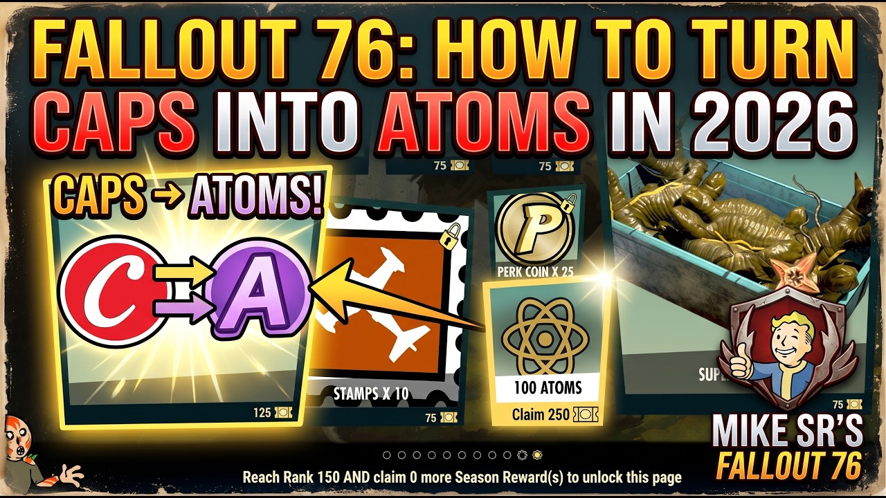 Fallout 76 Turn Caps into Atoms in 2026