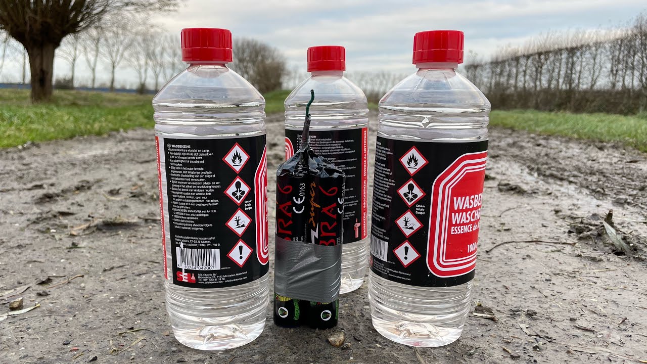 3X COBRA 6 MET WAS BENZINE! ENORME VUURBAL!